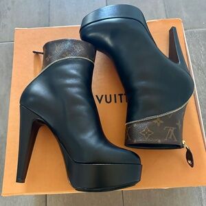 Louis Vuitton Afterglow Platform Ankle Boots